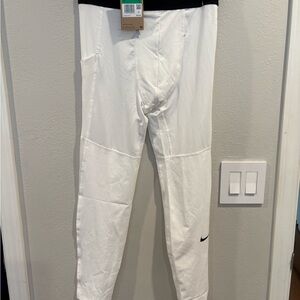 Nike Pro Dri-FIT Big Kids Boys Tights Size XL 18/20 White FJ6821-100